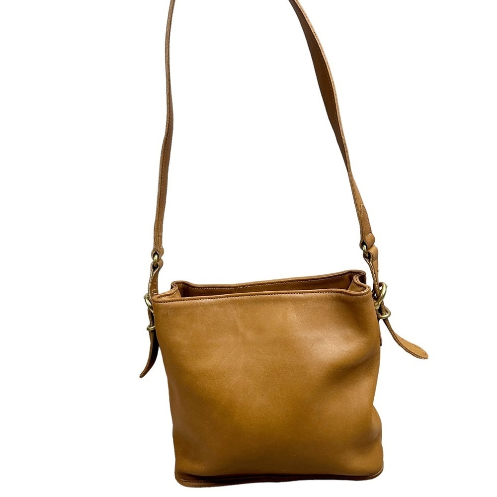 Vintage COACH (#9809) Equestrian Leather Crossbody Purse Bag - Picture 2 of 7
